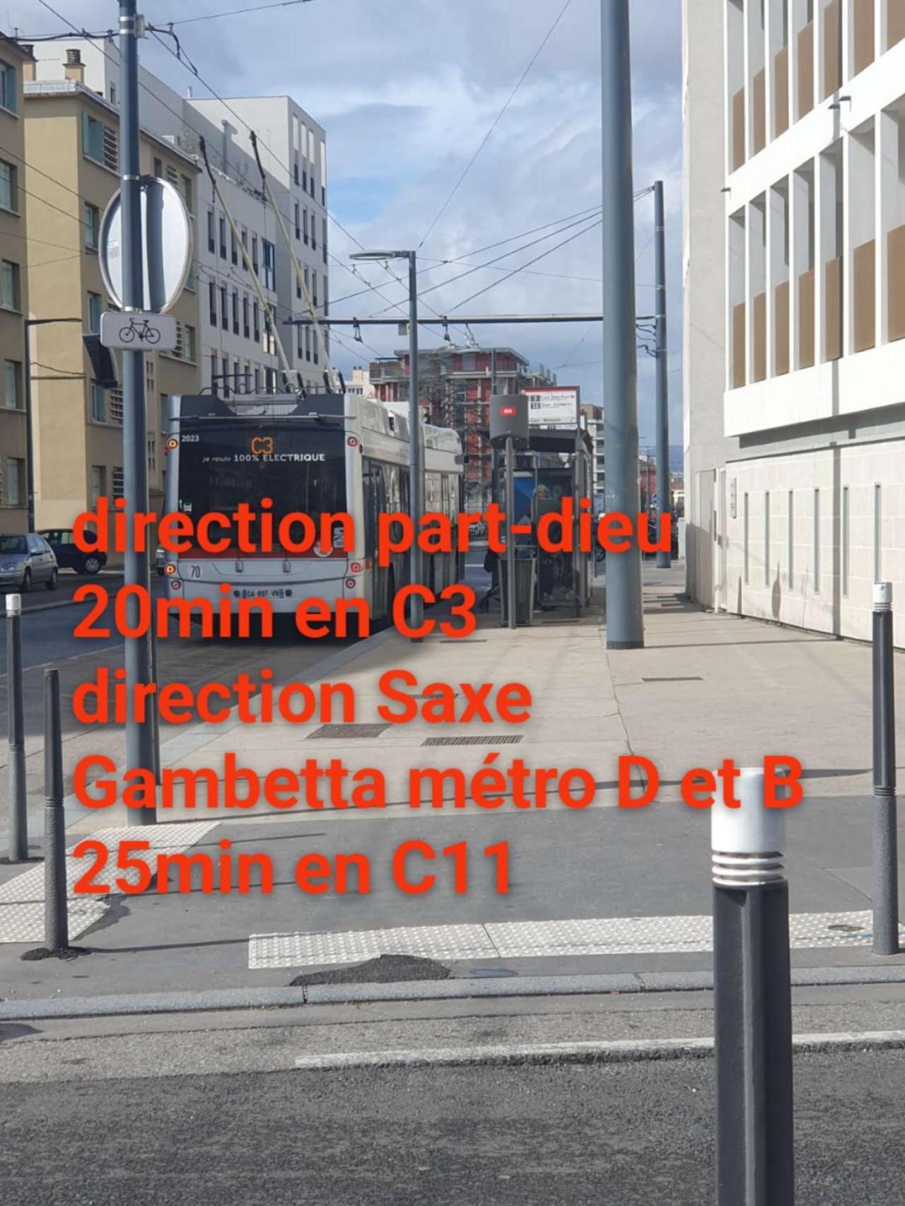 Medipole T2 Avec Un Garage Gratuit Sur Place, 16Min A Centre Ville Lyon En Metro A วีเลอร์บาน ภายนอก รูปภาพ
